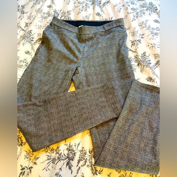 Halston black and white plaid pants - Picture 1 of 6